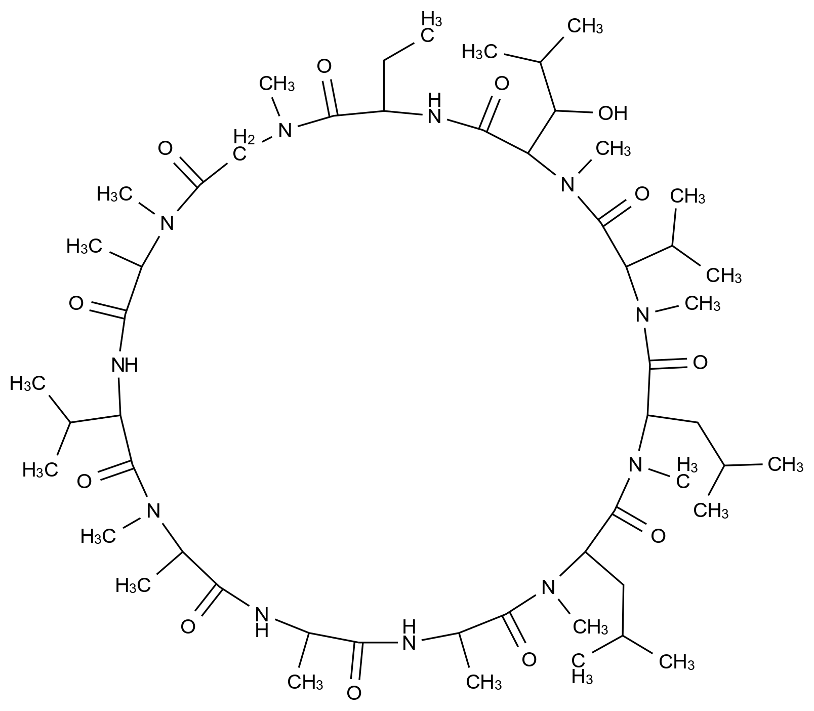  3,4,5,6,7,8-Hexahydro-2,9-benzodioxacyclododecin-1,10-dione CAS 16709-50-5 结构式 Chemical Structure