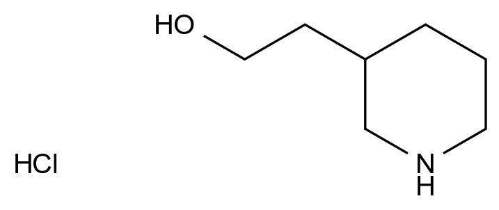 2-(3-Piperidyl)ethanol Hydrochloride CAS 16780-04-4 chemical structure