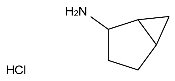  Bicyclo[3.1.0]Hexan-2-amine hydrochloride CAS 1803596-82-8 结构式 Chemical Structure
