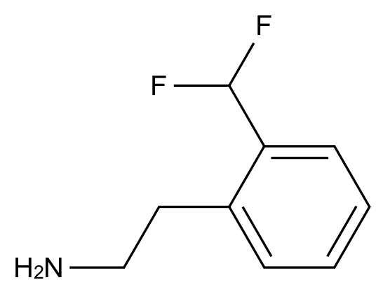 2-(2-(Difluoromethyl)phenyl)ethanamine structure