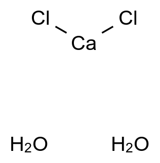 氯化钙 二水合物 结构式