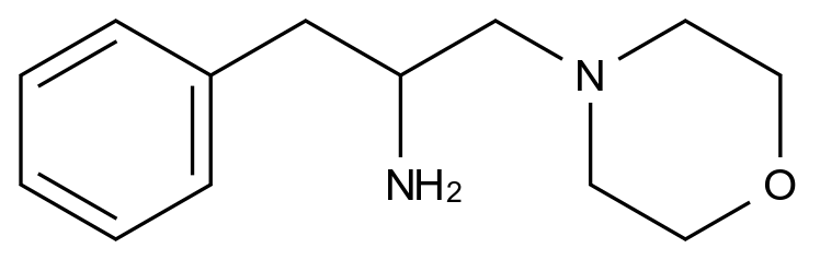  1-(Morpholin-4-yl)-3-phenylpropan-2-amine CAS 1021146-87-1 结构式 Chemical Structure