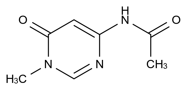 CAS:102169-46-0_N-(1-Methyl-6-oxo-1,6-dihydro-4-pyrimidinyl)acetamide