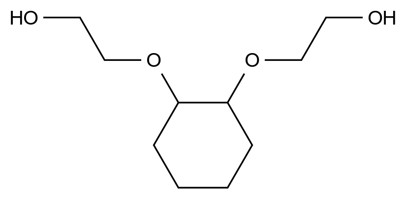 O,O-双(2-羟基乙氧基)苯 O,O-bis(2-hydroxyethoxy)benzene CAS 10234-40-9 结构式 Chemical Structure