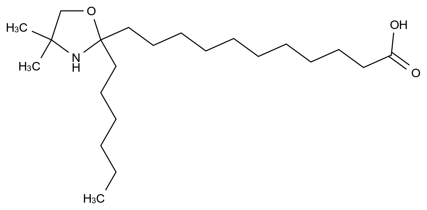 12-Ketostearic Acid 2-Amino-2-methylpropan-1-ol Ketal CAS 106264-99-7 chemical structure