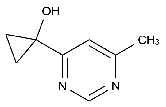 Cyclopropanol, 1-(6-methyl-4-pyrimidinyl)- (9CI)|116186-31-3_1-(6-methylpyrimidin-4-yl)cyclopropanol