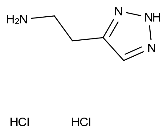 2-(1H-1,2,3-三唑-5-基)乙胺盐酸盐 2-(1H-1,2,3-Triazol-5-yl)ethanamine dihydrochloride CAS 1225591-25-2 结构式 Chemical Structure