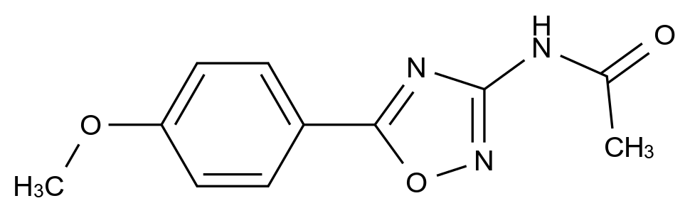 [124573-17-7]N-[5-(4-methoxyphenyl)-1,2,4-oxadiazol-3-yl]acetamide