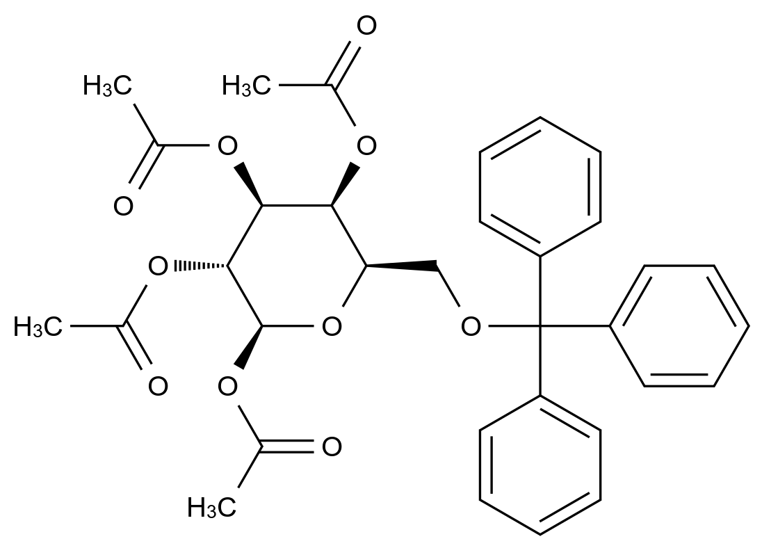 [124648-92-6]1,2,3,4-Tetra-O-acetyl-6-O-trityl-β-D-galactopyranose