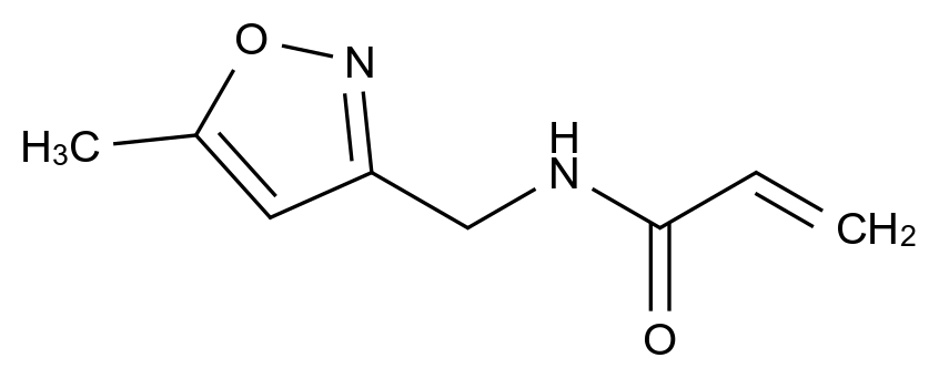 CAS No.:1248224-66-9,N-((5-Methylisoxazol-3-yl)methyl)acrylamide