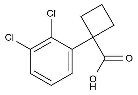 CAS No.:1260879-37-5,1-(2,3-Dichlorophenyl)cyclobutanecarboxylic Acid