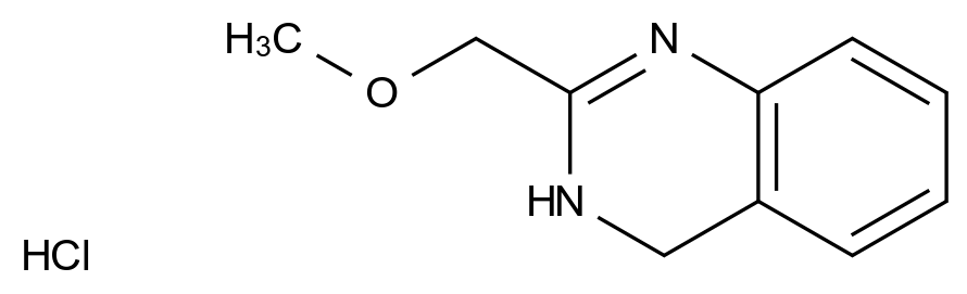 2-(methoxymethyl)-3,4-dihydroquinazoline hydrochloride 2-(methoxymethyl)-3,4-dihydroquinazoline hydrochloride CAS 1315367-53-3 结构式 Chemical Structure