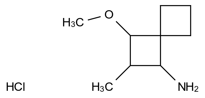 3-Methoxy-2-methylspiro[3.3]Heptan-1-amine hydrochloride CAS 1443979-49-4 chemical structure