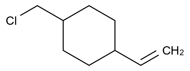 4-乙烯基苄氯 4-vinylbenzyl chloride CAS 1592-20-7 结构式 Chemical Structure