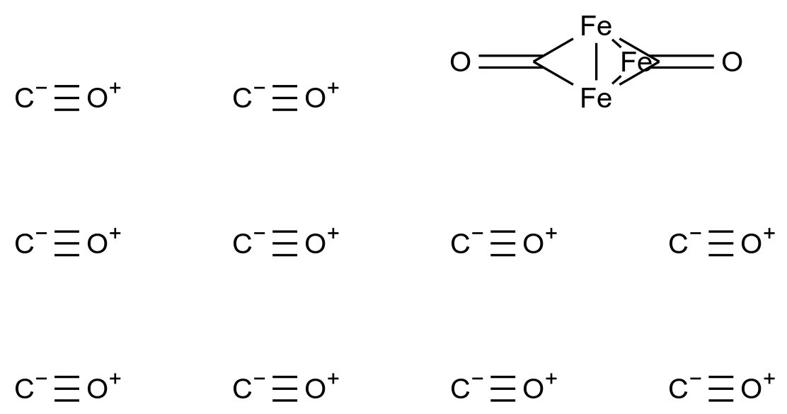 Iron dodecacarbonyl CAS 17685-52-8 chemical structure