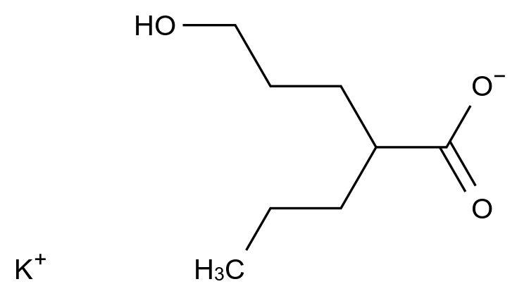 potassium 5-hydroxy-2-propylpentanoate potassium 5-hydroxy-2-propylpentanoate CAS 1803567-07-8 结构式 Chemical Structure