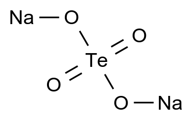 Sodium tellurate(VI) hydrate CAS 10101-83-4 结构式 Chemical Structure