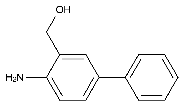 (4-氨基-[1,1'-联苯]-3-基)甲醇 (4-Amino-[1,1'-biphenyl]-3-yl)methanol CAS 1046152-59-3 结构式 Chemical Structure