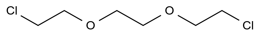 1,2-双(2-氯乙氧基)乙烷 1,2-Bis(2-chloroethoxy)ethane CAS 112-26-5 结构式 Chemical Structure