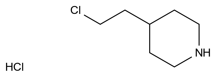 4-(2-氯乙基)哌啶盐酸盐 4-(2-Chloroethyl)piperidine Hydrochloride CAS 114998-54-8 结构式 Chemical Structure
