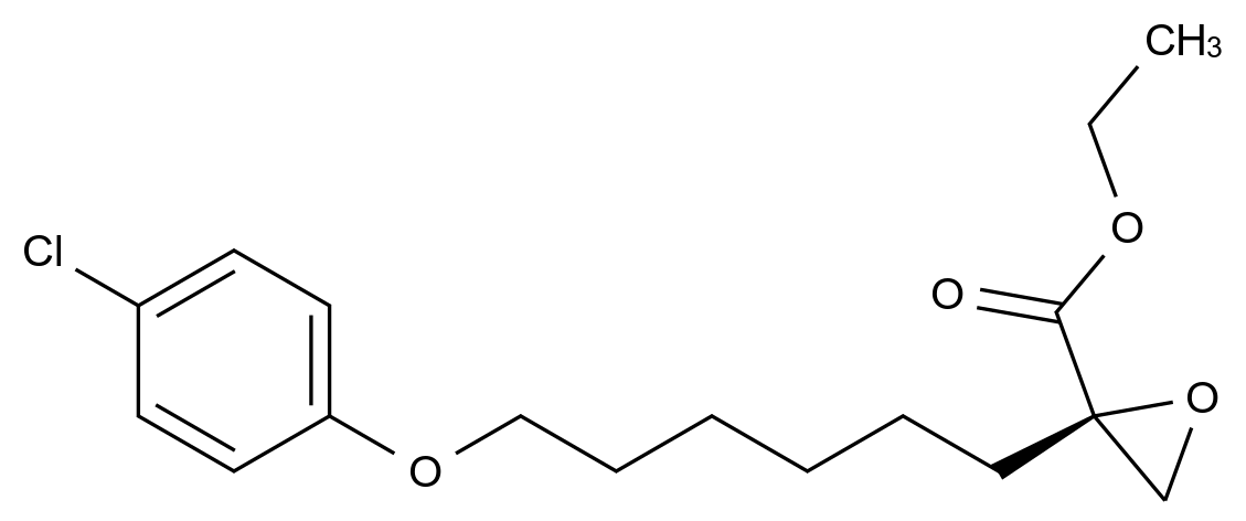  R-(+)-Etomoxir CAS 124083-20-1 结构式 Chemical Structure