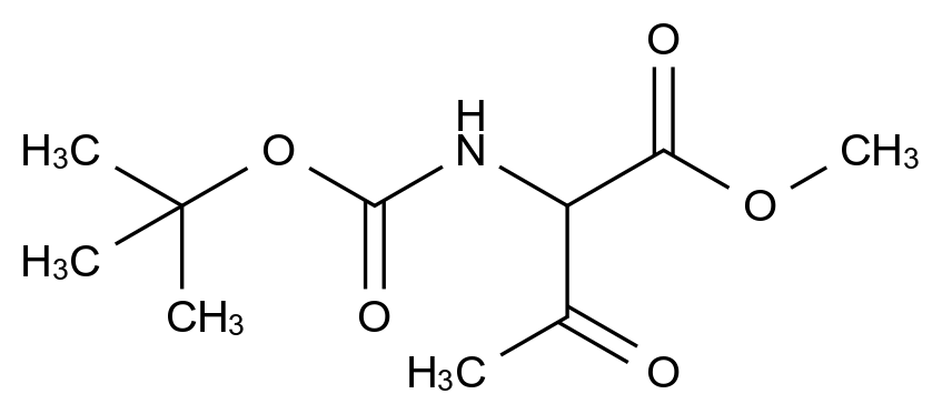 [124576-57-4]methyl 2-((tert-butoxycarbonyl)amino)-3-oxobutanoate