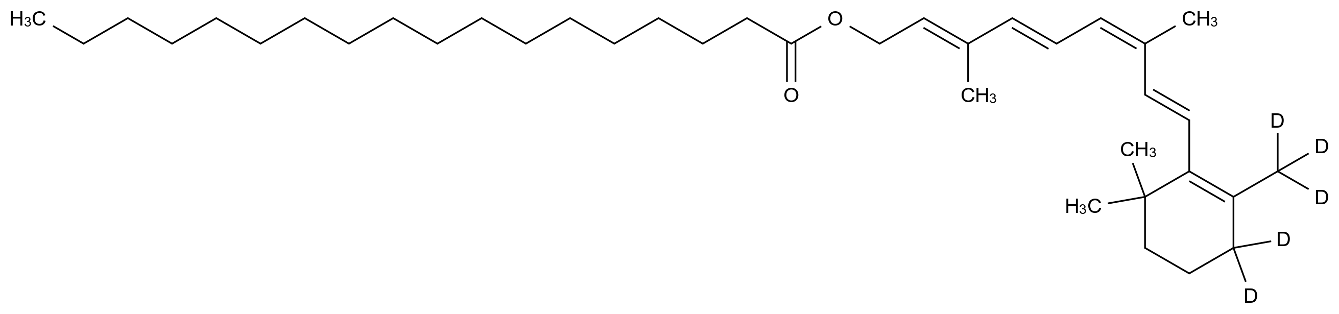  9-cis-Retinyl Stearate-d5 CAS 1331643-11-8 结构式 Chemical Structure