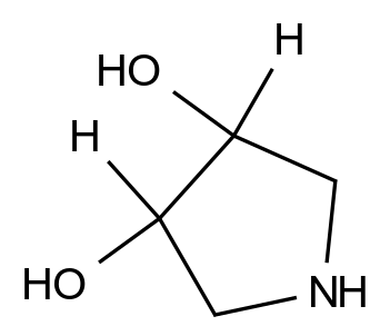 Trans-3,4-pyrrolidinediol CAS 136779-52-7 chemical structure