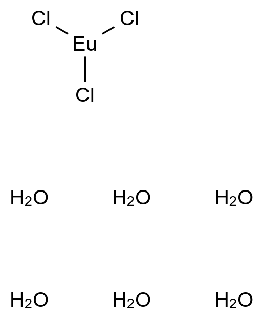 Europium(III) chloride hexahydrate CAS 13759-92-7 chemical structure