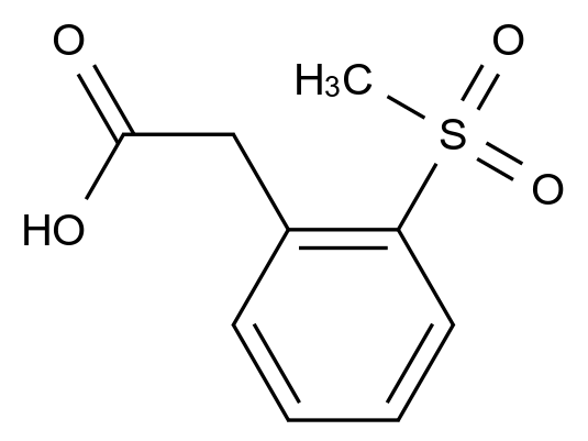 CAS No.:142336-20-7,2-[2-(Methylsulfonyl)phenyl]acetic Acid