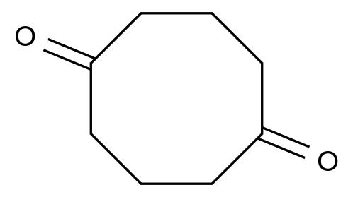  Cyclooctane-1,5-dione CAS 1489-74-3 结构式 Chemical Structure