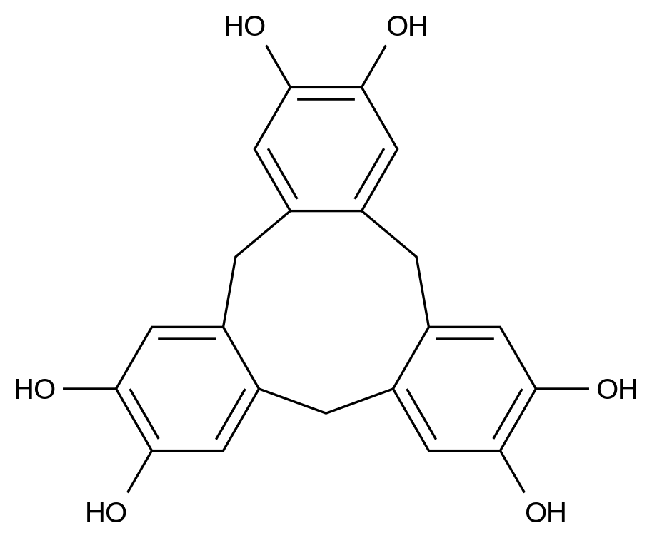  Cyclotricatechylene CAS 1506-76-9 结构式 Chemical Structure