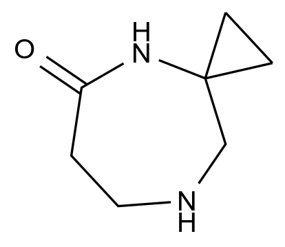  4,8-diazaspiro[2.6]nonan-5-one CAS 1784502-31-3 结构式 Chemical Structure