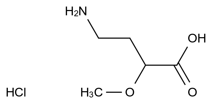 4-amino-2-methoxybutanoic acid hydrochloride 4-amino-2-methoxybutanoic acid hydrochloride CAS 1909319-23-8 结构式 Chemical Structure