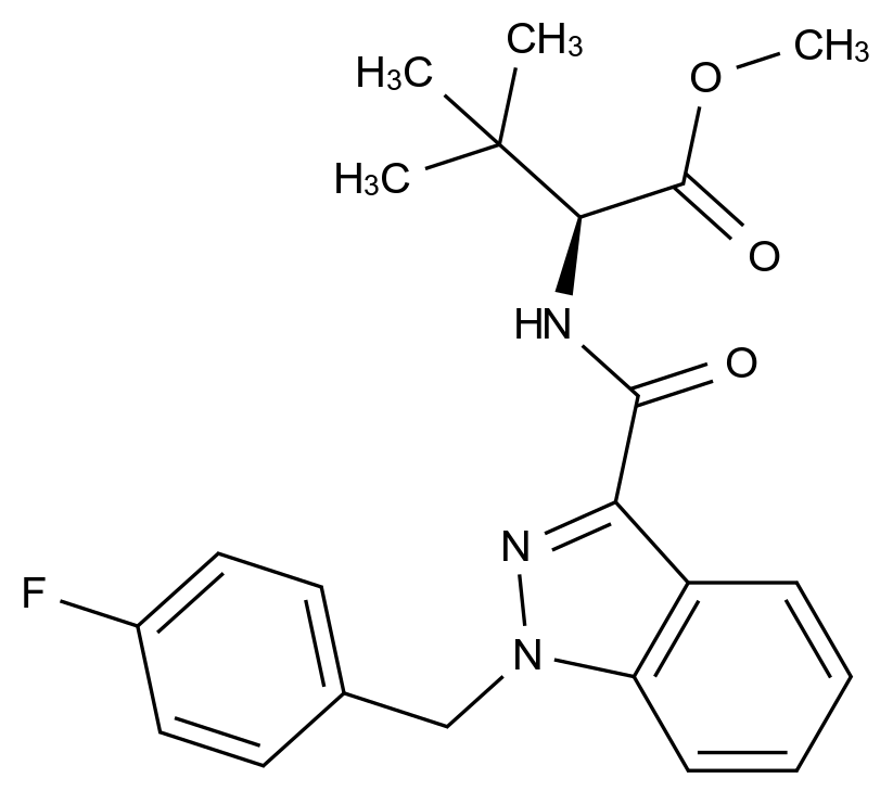  MDMB-FUBINACA CAS 1971007-93-8 结构式 Chemical Structure