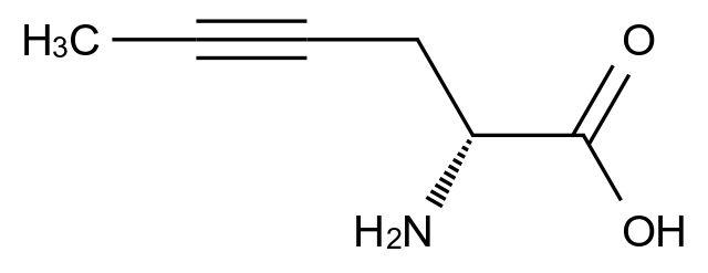 (2R)-2-aminohex-4-ynoic acid CAS 346707-82-2 chemical structure