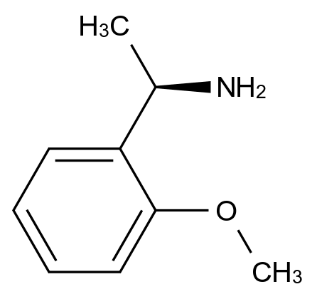  (R)-1-(2-Methoxyphenyl)ethanamine CAS 68285-23-4 结构式 Chemical Structure