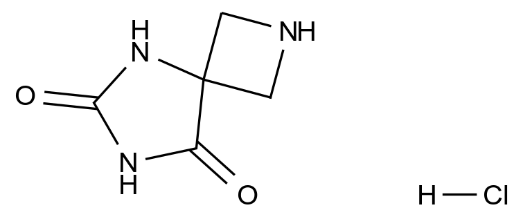 2,5,7-triazaspiro[3.4]octane-6,8-dione hydrochloride CAS 1026796-27-9 chemical structure