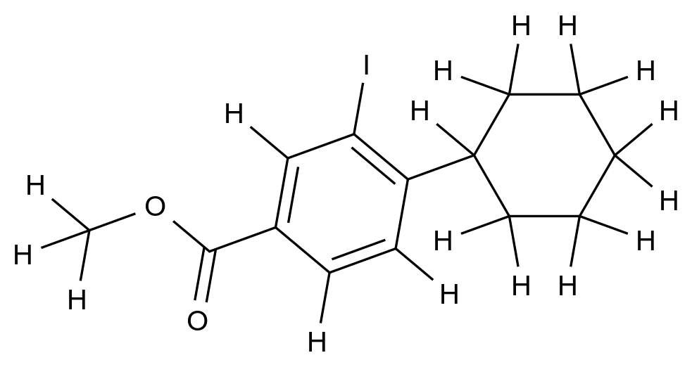 CAS No.:1131614-55-5,Methyl 4-cyclohexyl-3-iodobenzoate