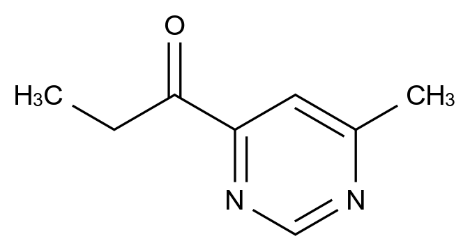 1-Propanone, 1-(6-methyl-4-pyrimidinyl)- (9CI)|116186-30-2_6-methyl-4-(1-oxopropyl)pyrimidine