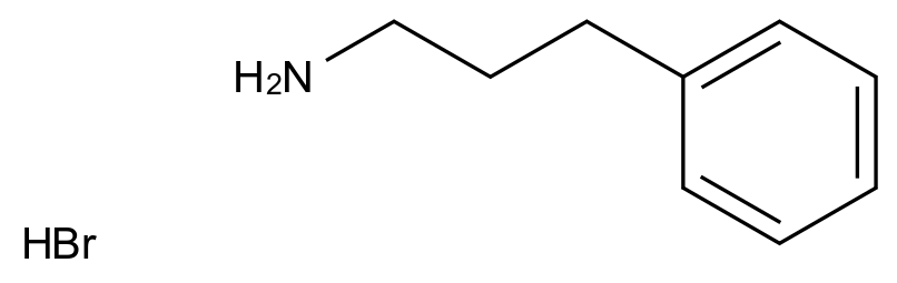  3-Phenylpropan-1-amine hydrobromide CAS 120375-53-3 结构式 Chemical Structure