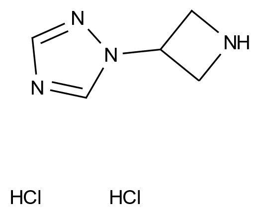 1-(azetidin-3-yl)-1H-1,2,4-triazole dihydrochloride CAS 1251925-09-3 chemical structure