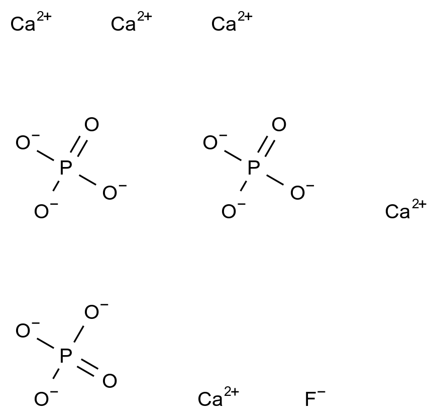 Fluorapatite CAS 1306-05-4 chemical structure