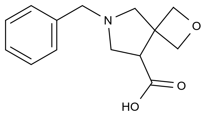  6-Benzyl-2-oxa-6-azaspiro[3.4]Octane-8-carboxylic acid CAS 1312411-19-0 结构式 Chemical Structure