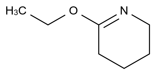  6-Ethoxy-2,3,4,5-tetrahydropyridine CAS 15200-13-2 结构式 Chemical Structure