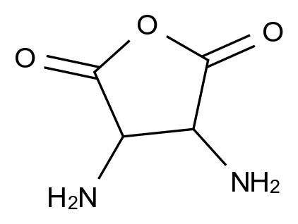  3,4-Diaminodihydrofuran-2,5-dione CAS 174700-97-1 结构式 Chemical Structure