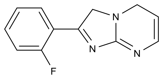 CAS No.:1799434-57-3,2-(2-Fluorophenyl)-3,5-dihydroimidazo[1,2-a]pyrimidine