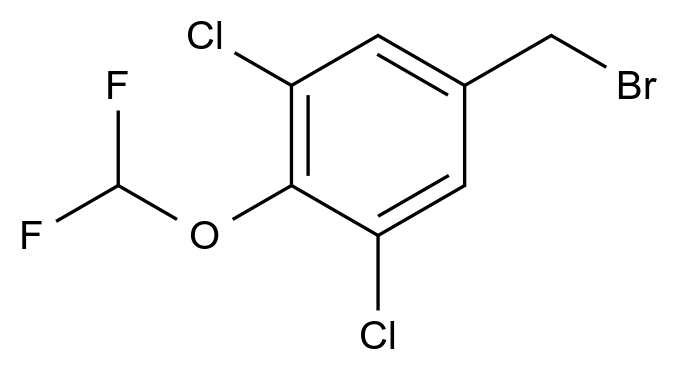 CAS No.:1803790-17-1,3,5-Dichloro-4-(difluoromethoxy)benzyl bromide