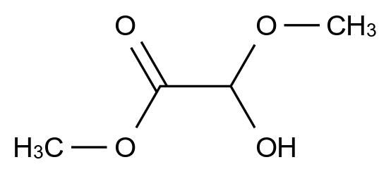 CAS No.:19757-97-2,19757-97-2
Methyl hydroxymethoxyacetate
Acetic acid, 2-hydroxy-2-methoxy-, methyl ester
Acetic acid, hydroxymethoxy-, methyl ester
EINECS 243-271-2
2-Hydroxy-2-methoxy acetic acid, methyl ester
Glycolic acid, methoxy-, methyl ester
