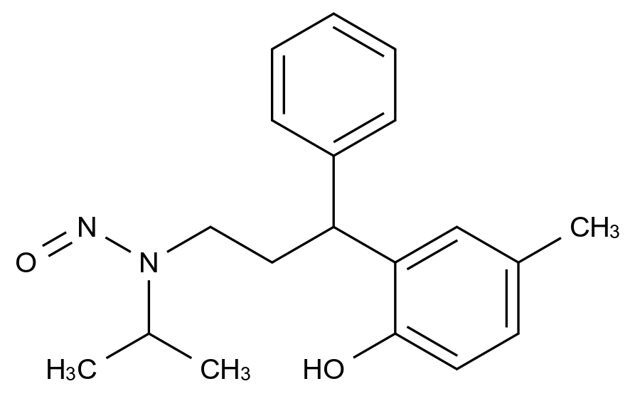 CAS No.:2680528-95-2,N-Nitroso Tolterodine EP Impurity E